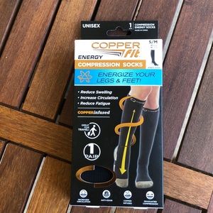 Copper Fit Energy Compression Socks size S/M